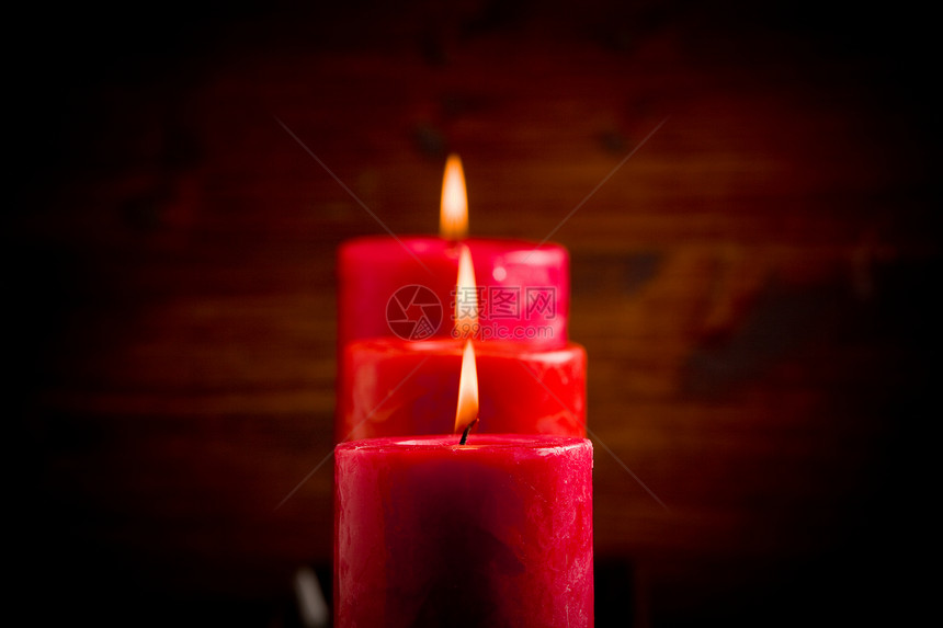 蜡烛装饰品风格桌子派对木头魅力火焰装饰气氛宏观图片