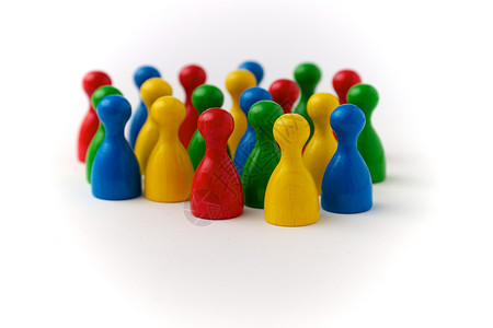 连贯性多样性数字团结红色一体化社区蓝色圣餐人群黄色豁免背景