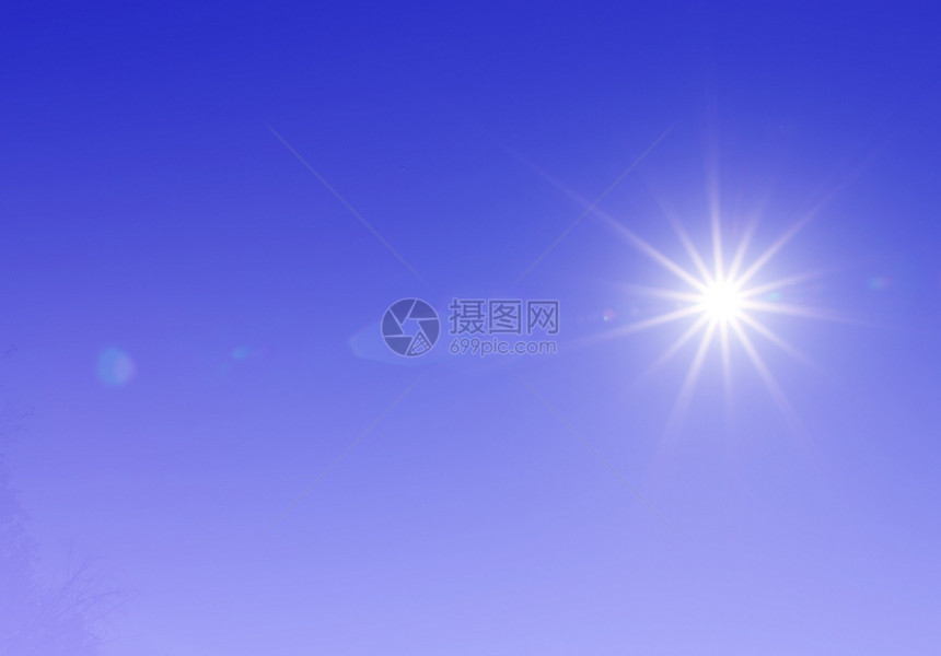 太阳在天空中照耀蓝色天堂气象射线风景天气编队云景阳光气氛图片