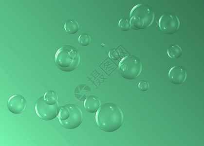 绿色泡泡背景背景图片