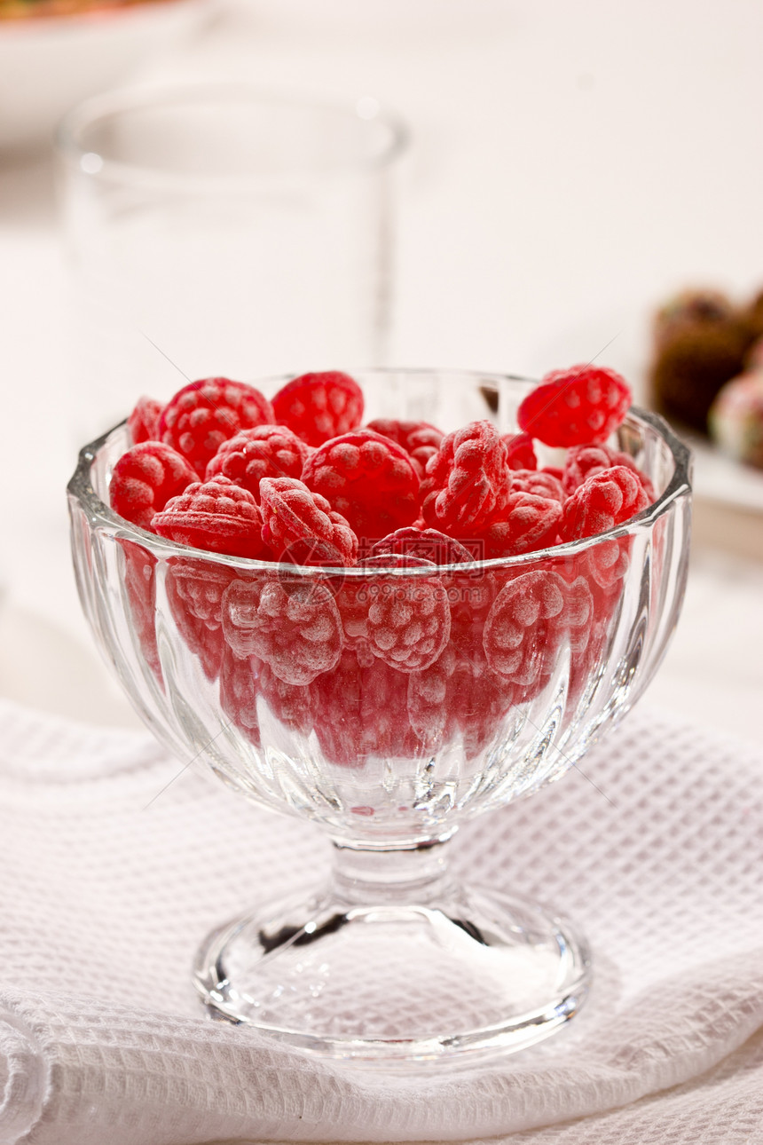 草莓盆甜点覆盆子食物东西图片
