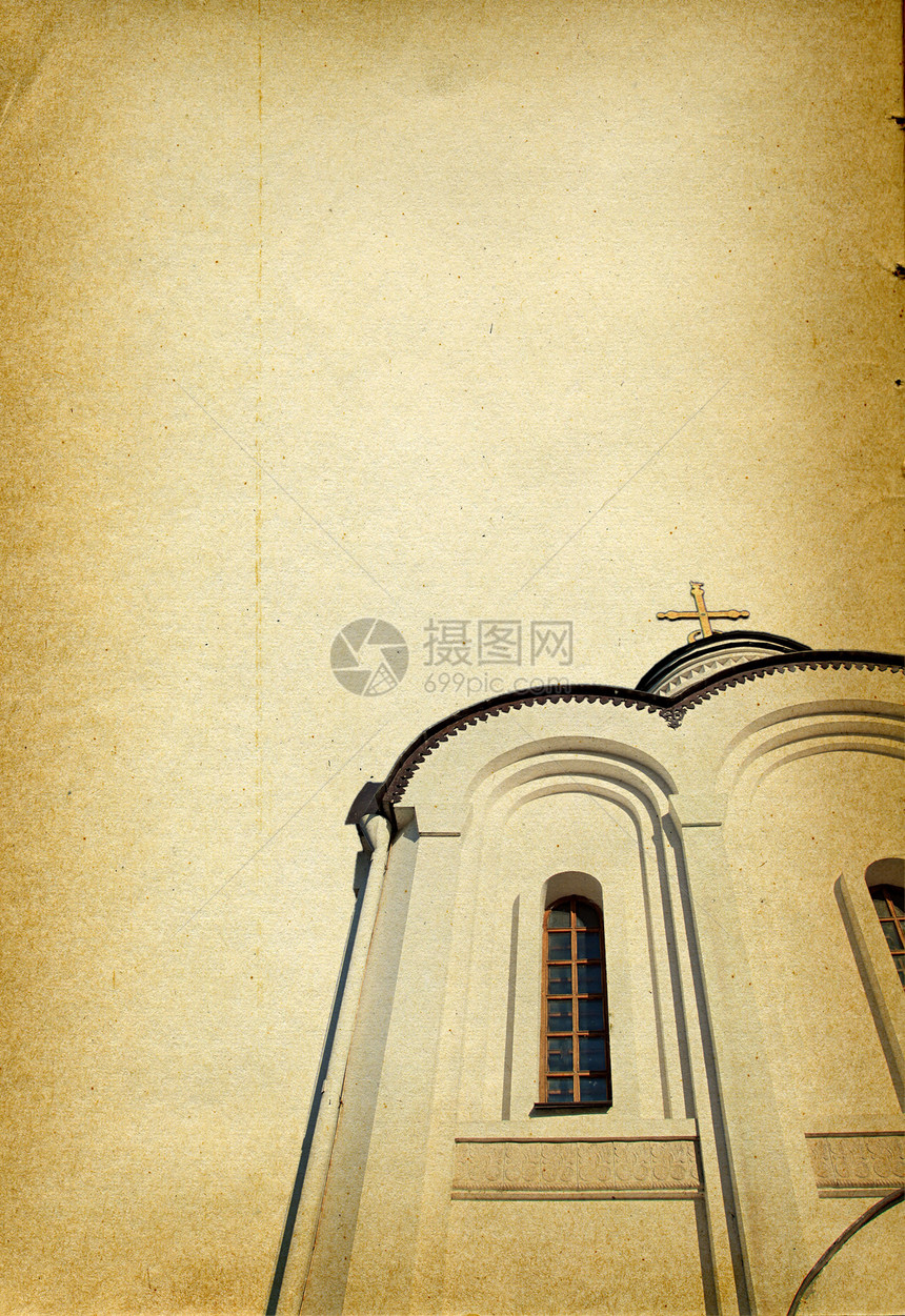 条件背景风格棕褐色复古教会照片档案风化发黄专辑摄影图片