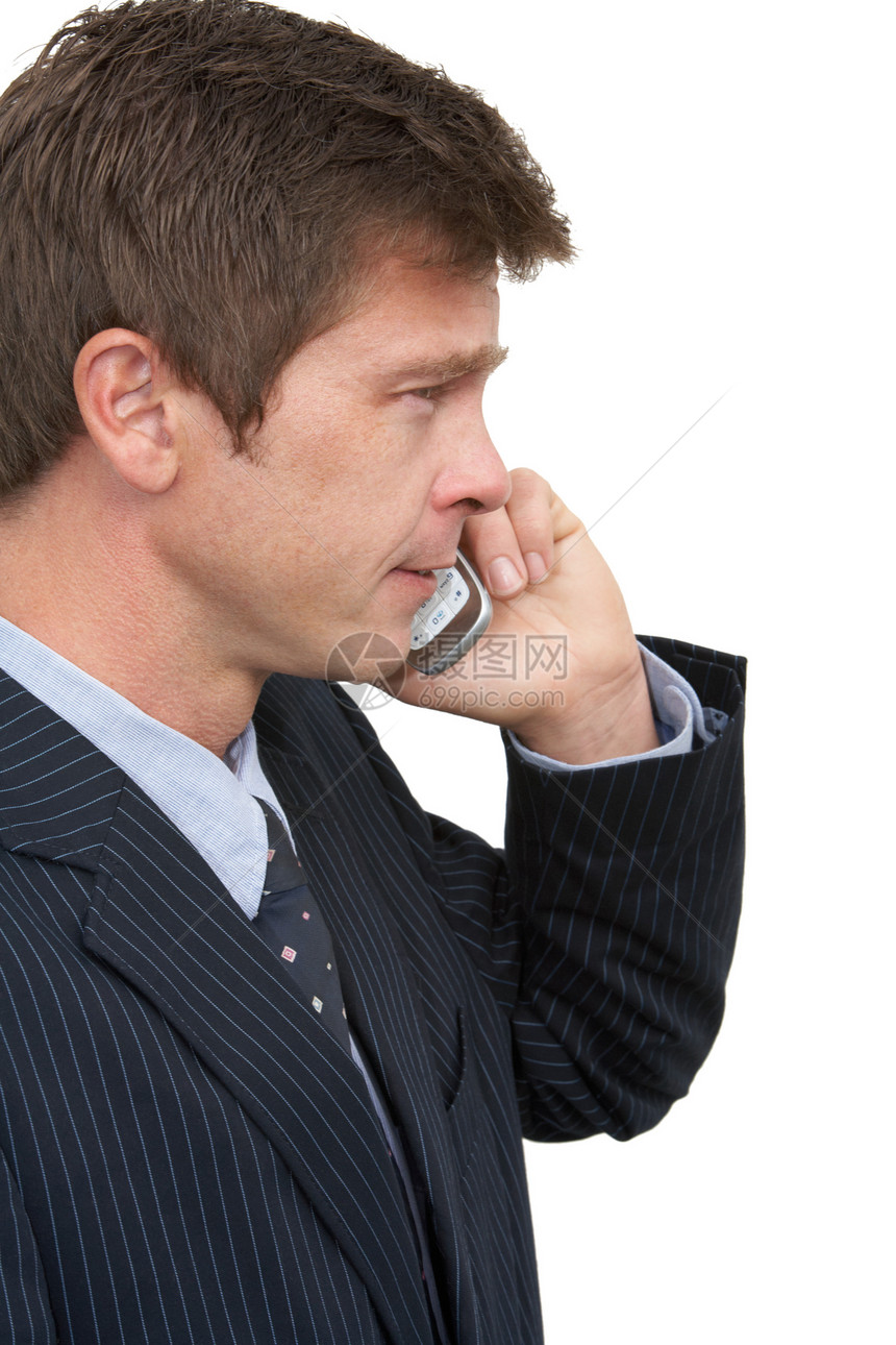 有手机的人套装人士男人电话成人商务黑发细胞图片