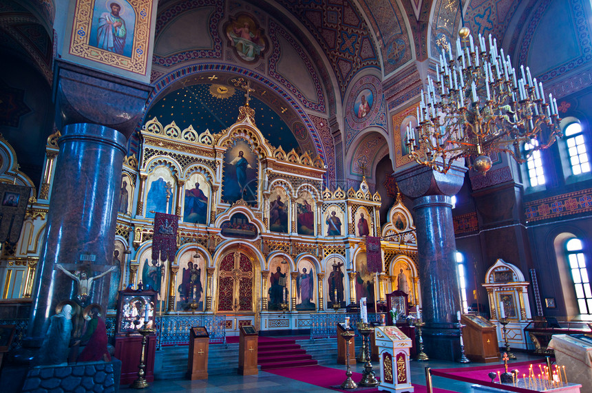 乌斯彭斯基大教堂金子历史宗教地标建筑教会图片