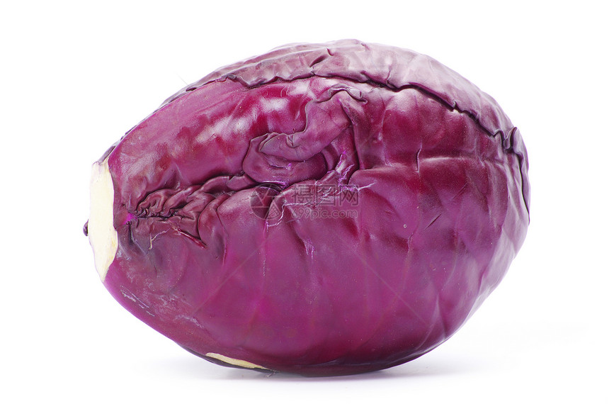 白菜蔬菜营养素食紫色叶子食物杂货红色图片