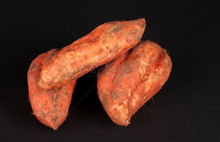 甜土豆热带水平蔬菜红色图片