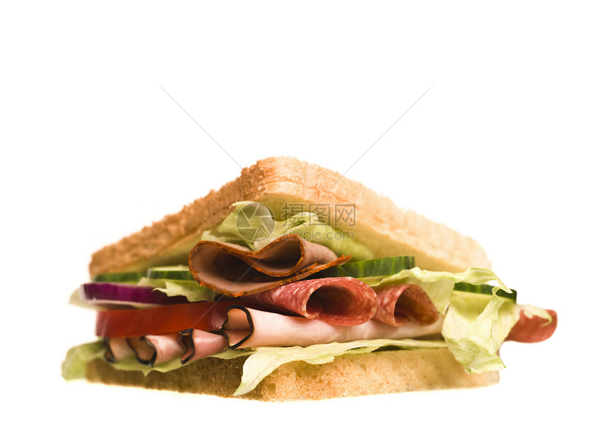 带三明治出去吃图片