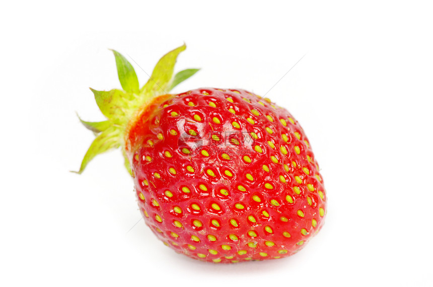 草莓水果红色绿色白色浆果宏观种子食物叶子团体图片
