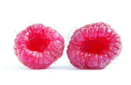 树莓草莓覆盆子白色食物甜点红色水果水平活力背景图片