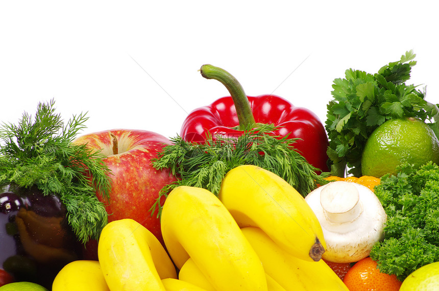 蔬菜和水果茄子洋葱市场营养椰子橙子食物胡椒纤维土豆图片