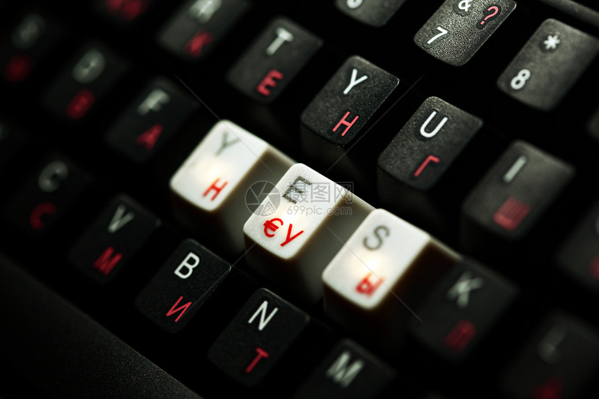 键盘是键电子钥匙塑料互联网办公室数字工具中风工作灰色图片