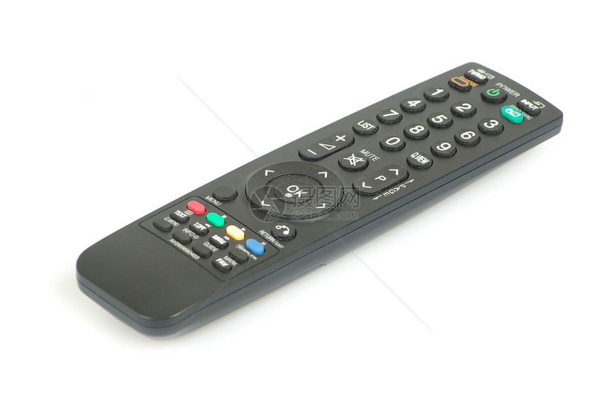 tv 遥控器力量塑料控制器键盘体积白色数字控制视频黄色图片