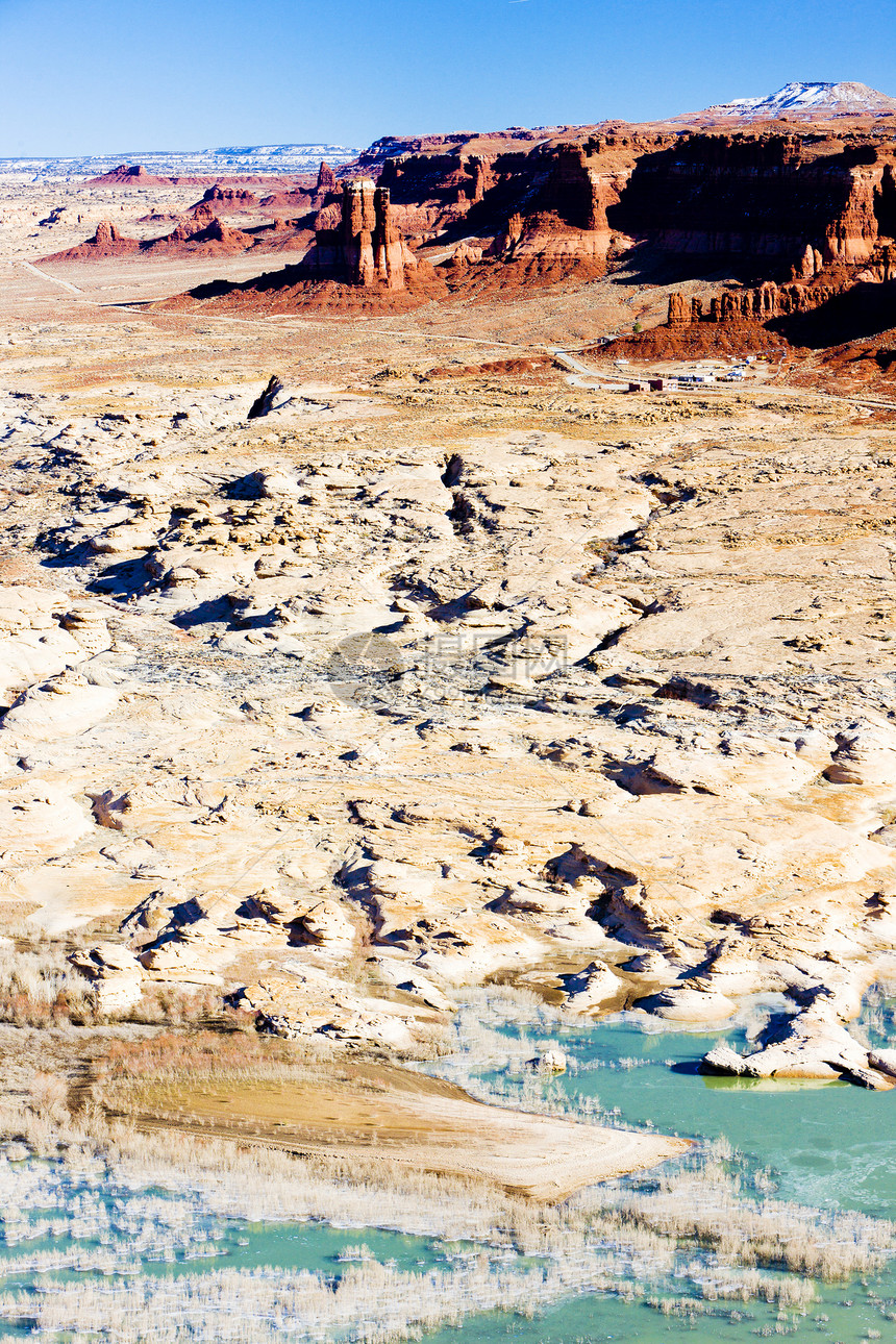 美国犹他州格伦峡谷鲍威尔湖世界旅行休闲位置构造地质侵蚀水库国家外观图片