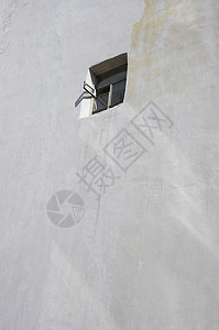 单窗户建筑学窗叶白色背景图片