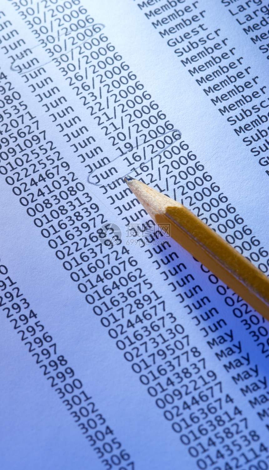 统计核对统计铅笔数字数学贸易报告数据陈述蓝色金融计算图片