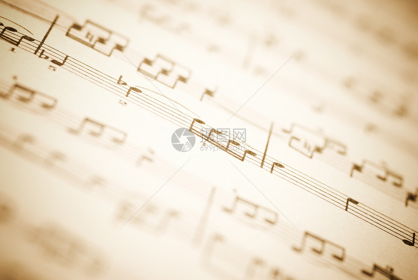 音乐音乐会作品笔记程序乐谱印刷概念图片