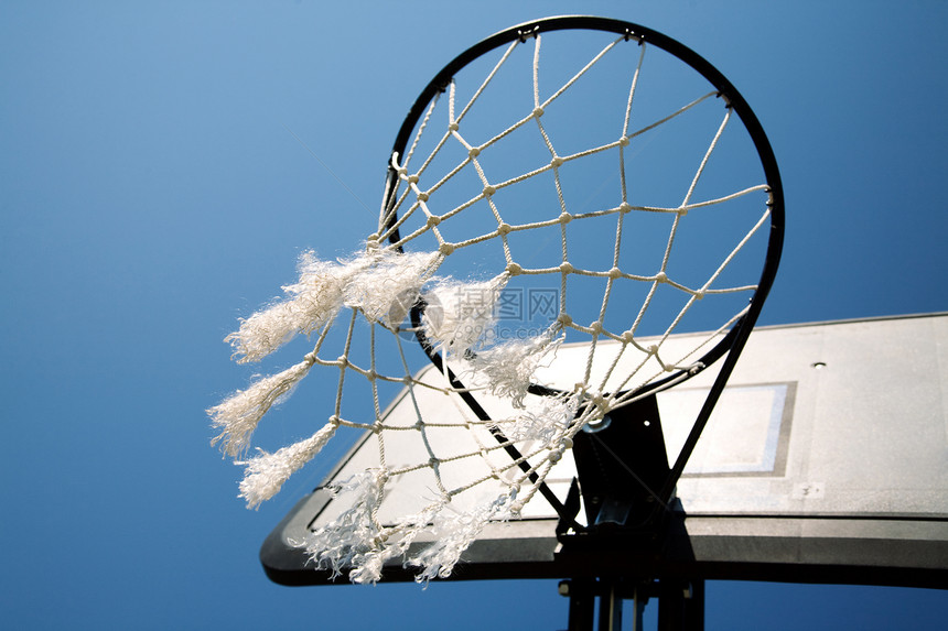 篮子白色天空娱乐竞赛蓝色游戏闲暇篮球图片
