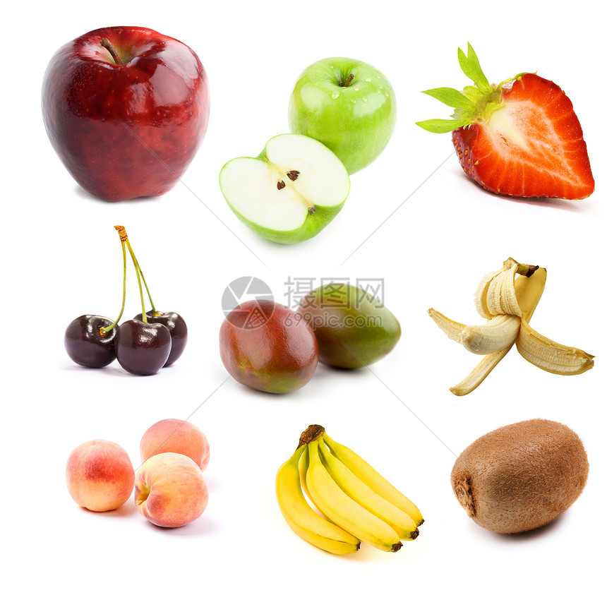 果果概念浆果产品香蕉奇异果水果饮食宏观食物图片