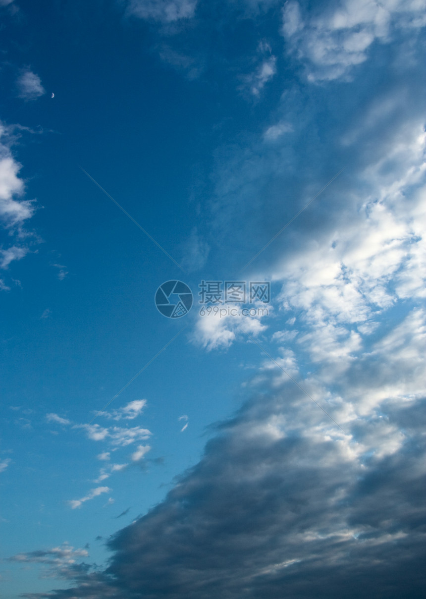 蓝色天空云云蓝风景白色阳光气候气氛多云天堂晴天蓝天阴霾图片