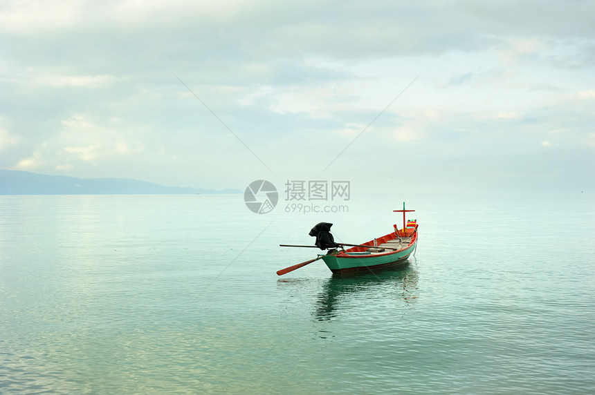 船舰天堂天空热带蓝色血管海滩岛屿航行太阳旅行图片