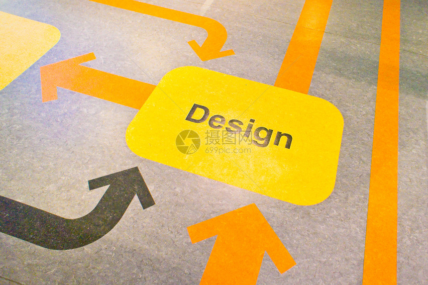 设计黄色插图图表流动制造业生产图片