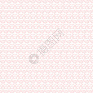 无缝花纹材料织物粉色墙纸圆形裙子白色美丽背景图片