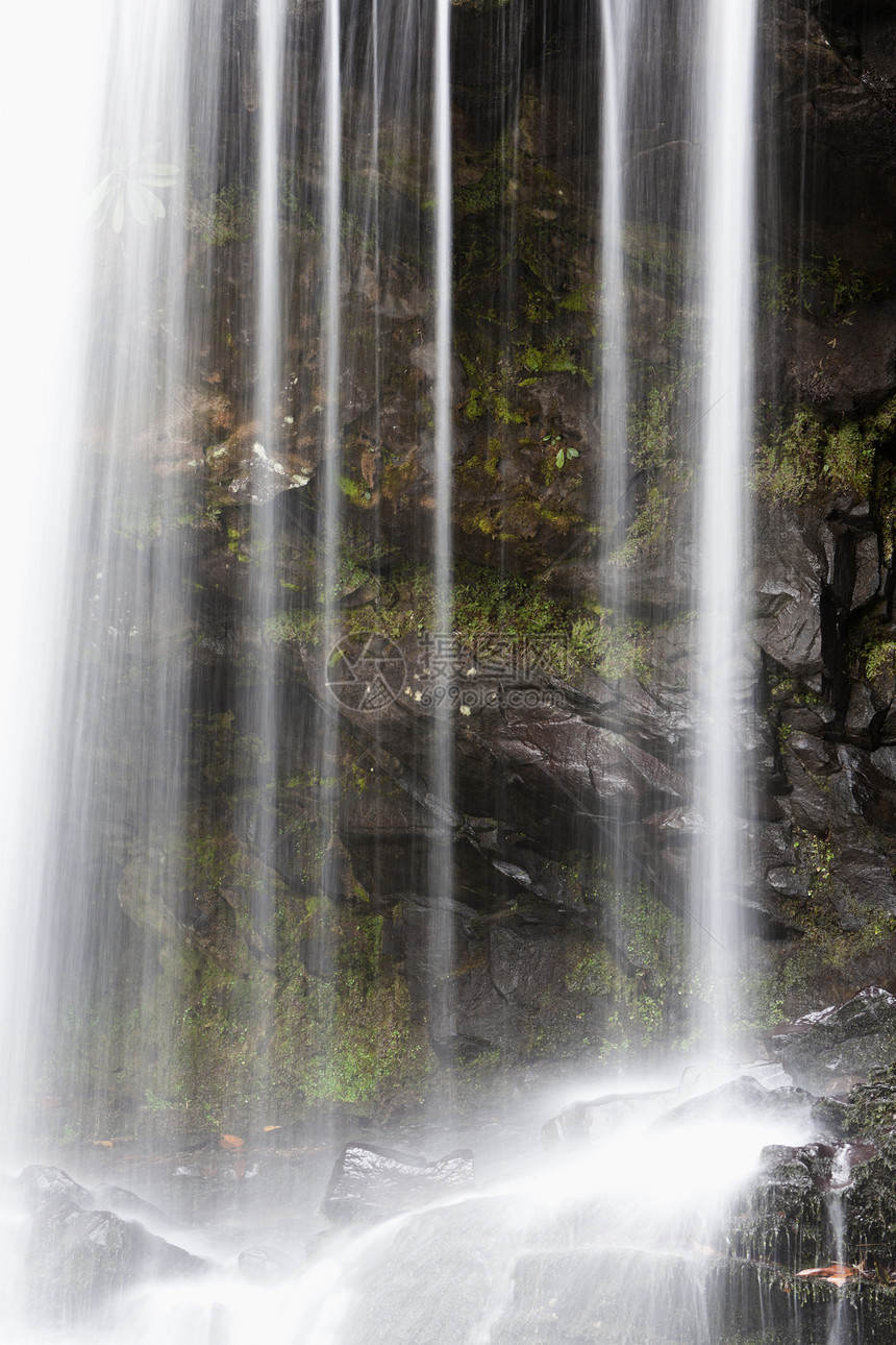 格罗托瀑布岩石风景瀑布石窟图片