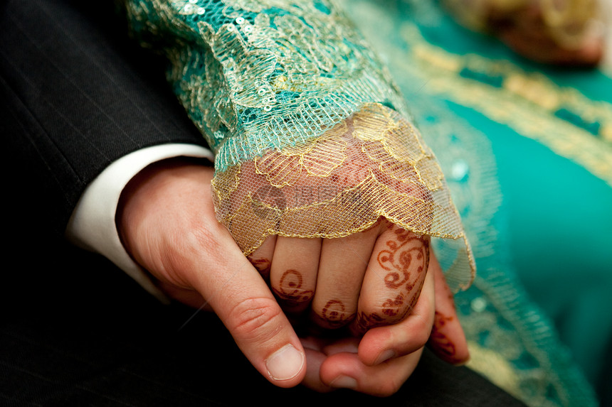 手掌裙子夫妻合伙拇指戒指指甲套装婚姻关节首饰图片