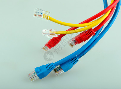以太网网络电缆力量网线局域网彩色技术电话管子上网数据有线电视背景