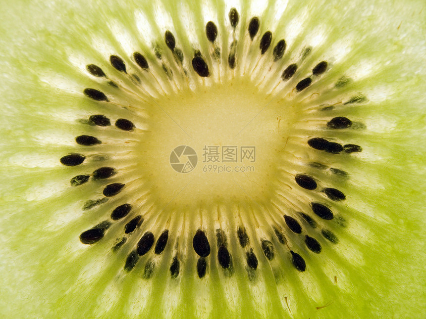 Kiwi 水果绿色食物水平宏观美食茶点健康种子黄色热带图片