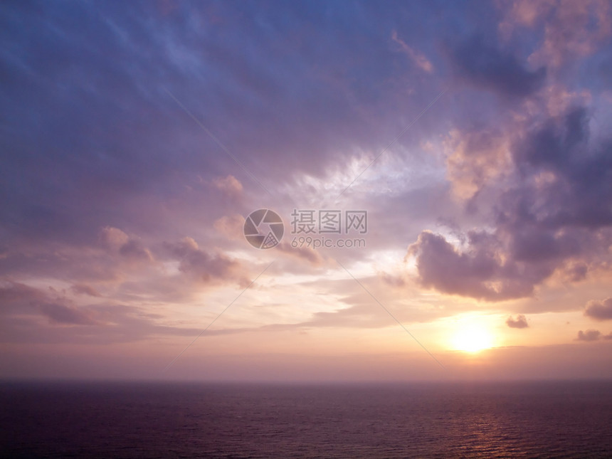 浪漫的海洋海浪云景太阳冲浪墙纸阳光地平线蓝色日落天空图片