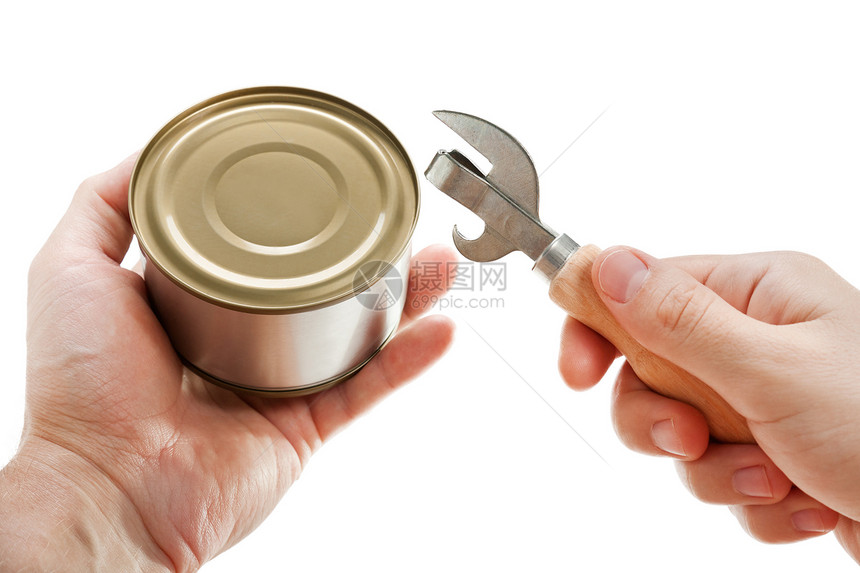 罐罐装食品盒子回收装罐金属反射用具店铺厨房金子环境图片