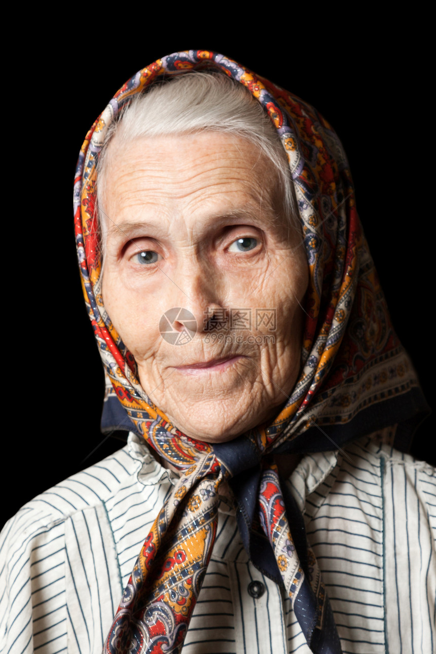 老年妇女女性快乐生活退休眼睛卫生老化家庭肩膀智慧图片