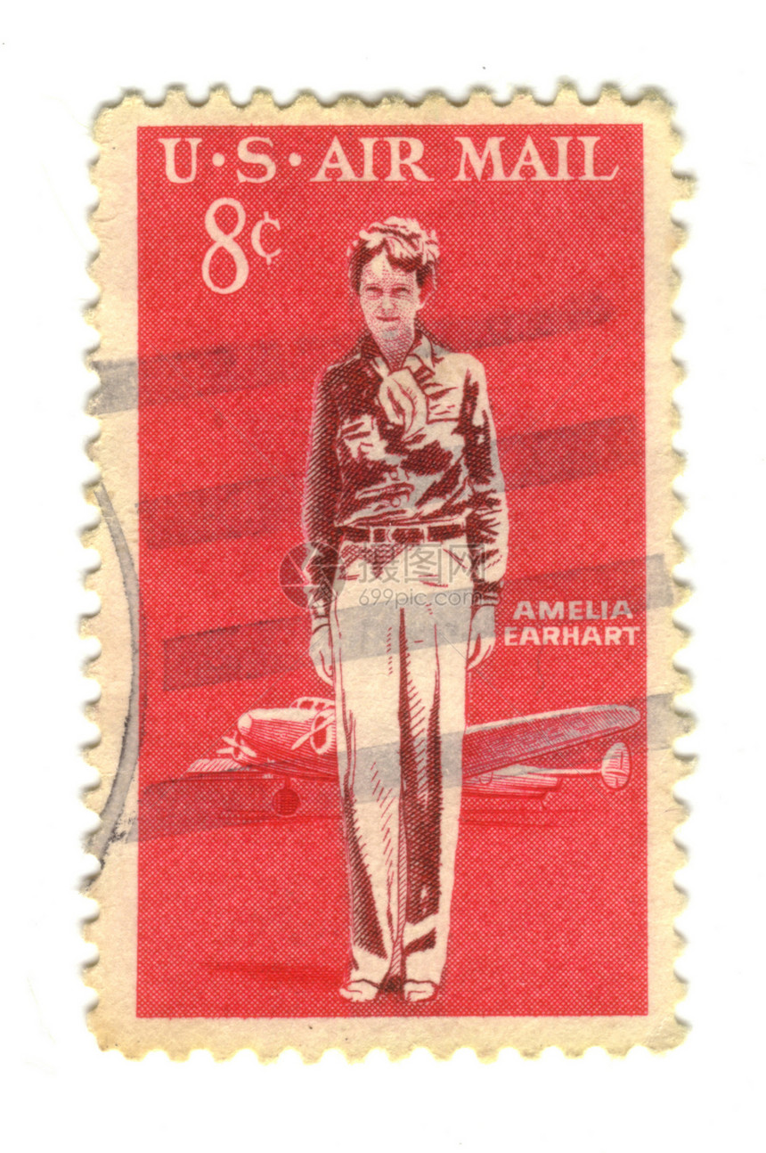 美国8%的旧邮邮票图片