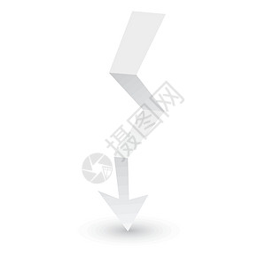折纸箭头图服务菜单圆形零售白色空白品牌贴纸插图商业背景图片