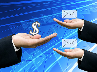 投资者从新闻社购买消息风险预算通讯社邮件礼物电子邮件机构谈判速度技术背景图片