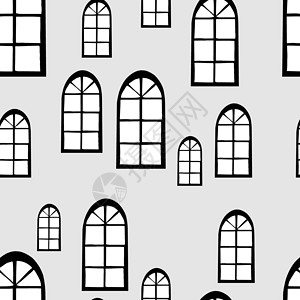 矢量绘图装饰品玻璃框架纺织品创造力墙纸窗户插图包装房子背景图片