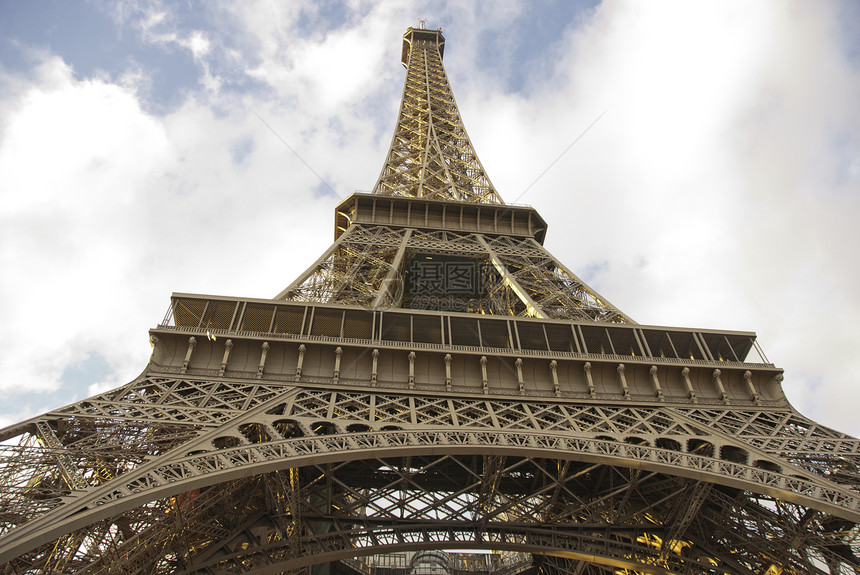 巴黎埃菲尔铁塔的颜色白色旅游假期场景传统摄影国家兴趣国际图片