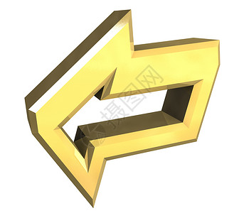 金  3D 的箭头符号金子插图键盘标识互联网电脑背景图片