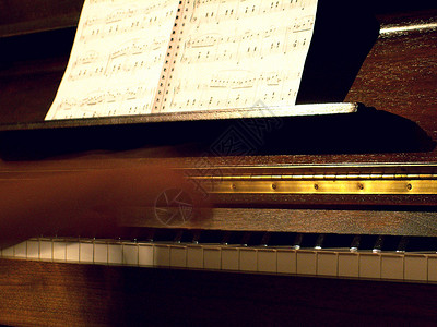 手和钢琴演奏家音乐艺术乐器黑色白色钥匙背景图片