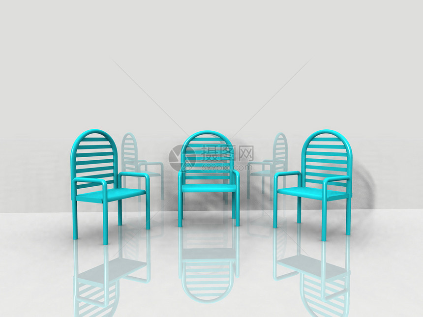 蓝色椅子扶手家具座位图片