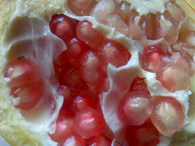 石榴红色水果石榴石食物营养材料背景图片