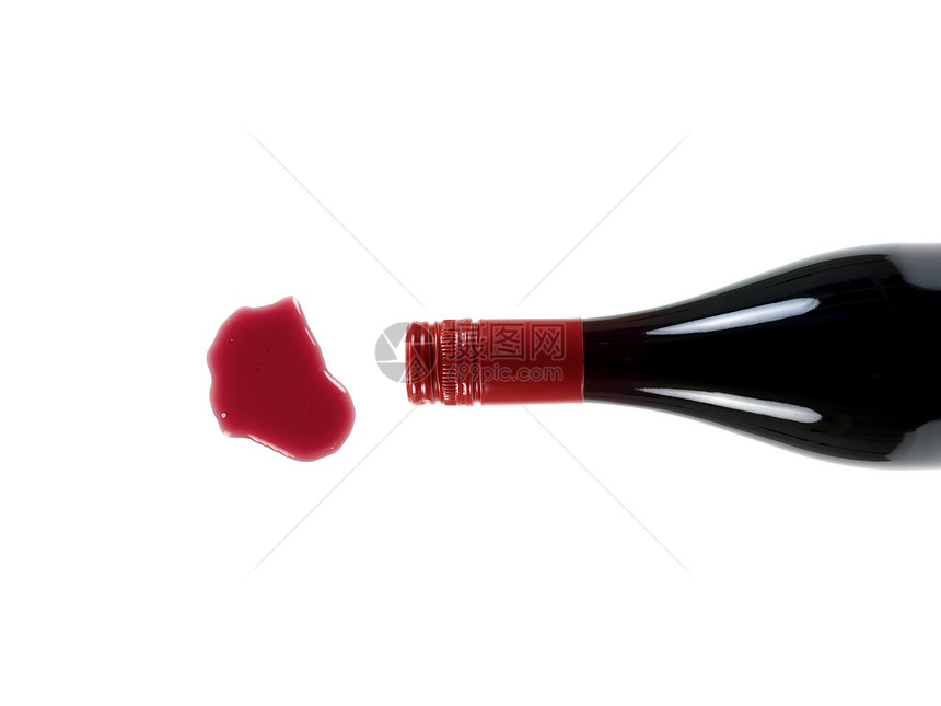 红酒瓶子饮料液体产品奢华脖子白色红色葡萄园酒厂图片