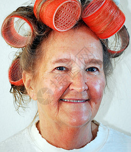 头发卷发日卷发器健康金发沙龙女性女士滚筒成人化妆品背景图片