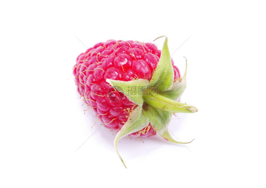 树莓草莓饮食食物甜点养分宏观活力覆盆子红色花园叶子图片