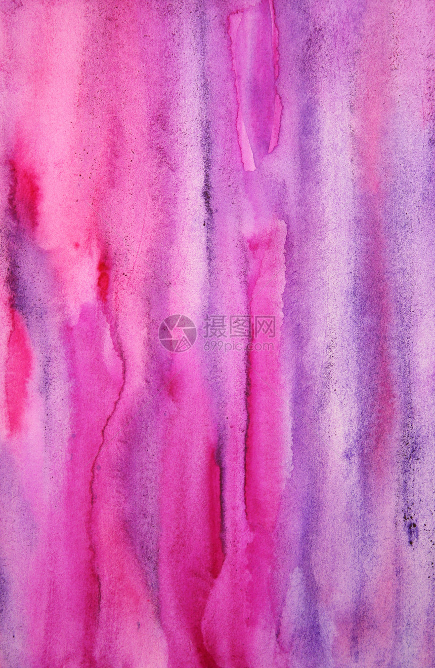 抽象水彩背景绘画正方形手工框架帆布紫丁香艺术技术红色白色图片