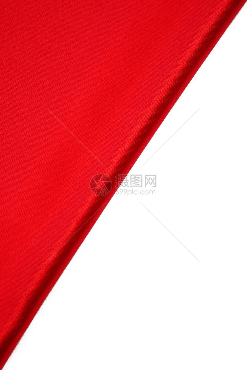 平滑的红丝绸可以用作背景织物曲线柔软度材料纺织品窗帘奢华热情投标红色图片