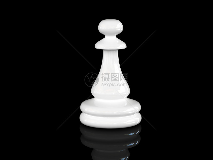 象棋门典当塑料思维渲染孤独插图游戏黑色白色战略图片