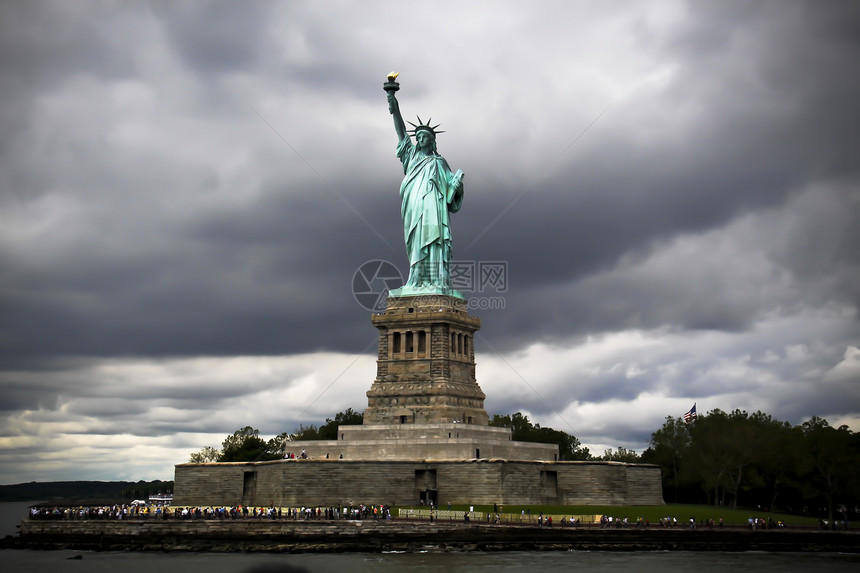 纽约自由女神像纪念碑雕像历史性历史火炬女士吸引力图片