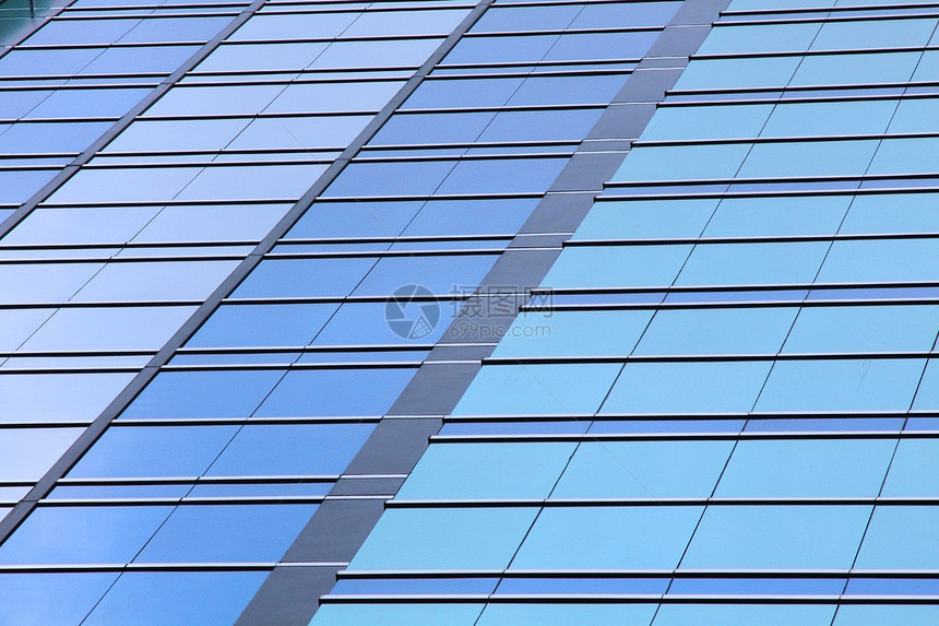 办公室窗口场景反射建筑学摩天大楼城市玻璃财富公司生长插图图片